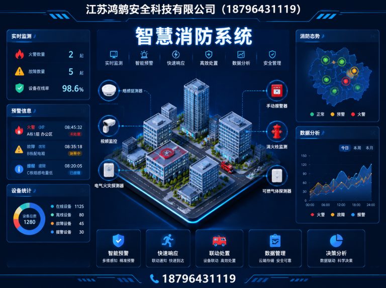 广安消防通信指挥展示图